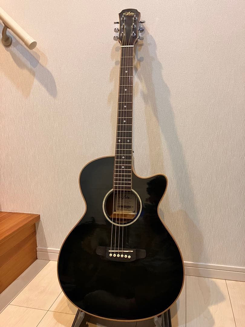 Aria FET-01FX SBK エレアコ中古 おまけ付き！