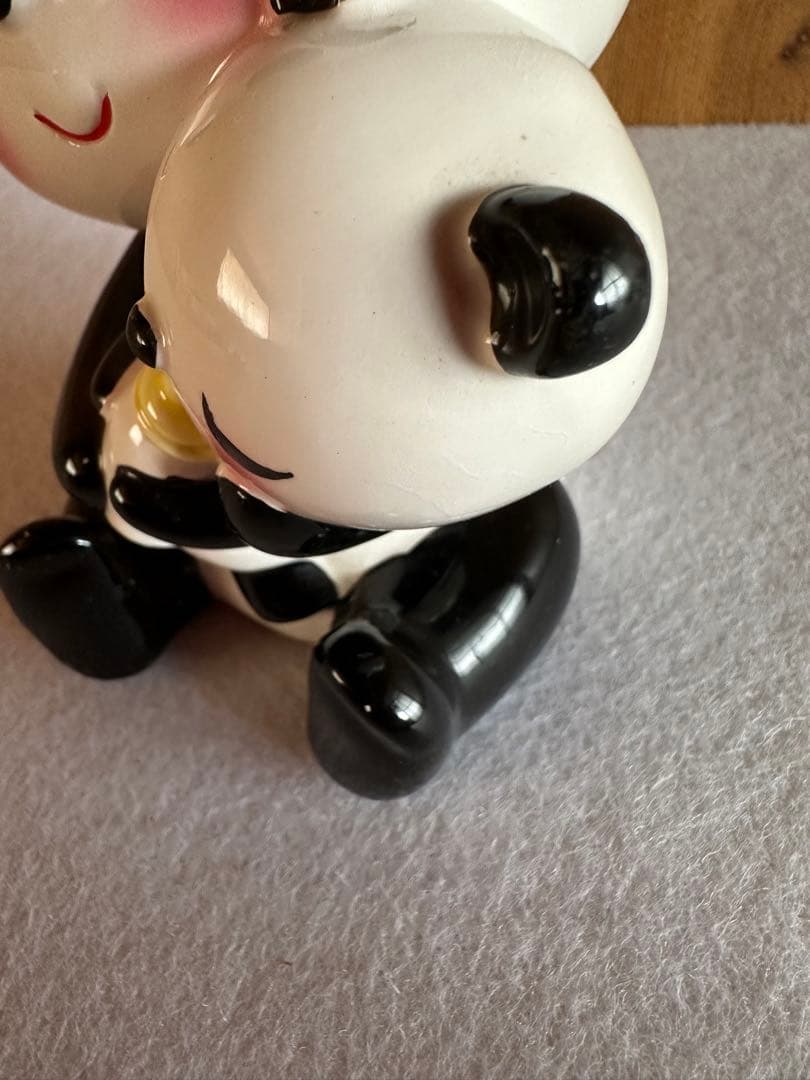 内藤ルネ　パンダ　貯金箱　昭和レトロ　レア