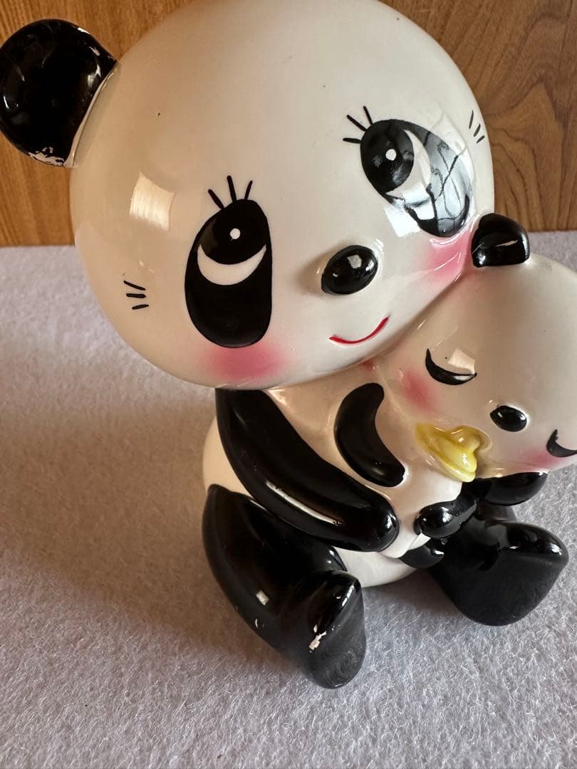 内藤ルネ　パンダ　貯金箱　昭和レトロ　レア