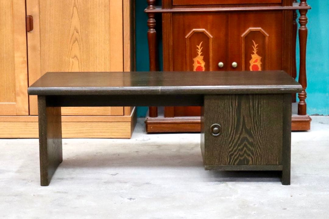 GMIS103○文机 座敷机 座卓 ローテーブル 収納 作業台 ライティングデ