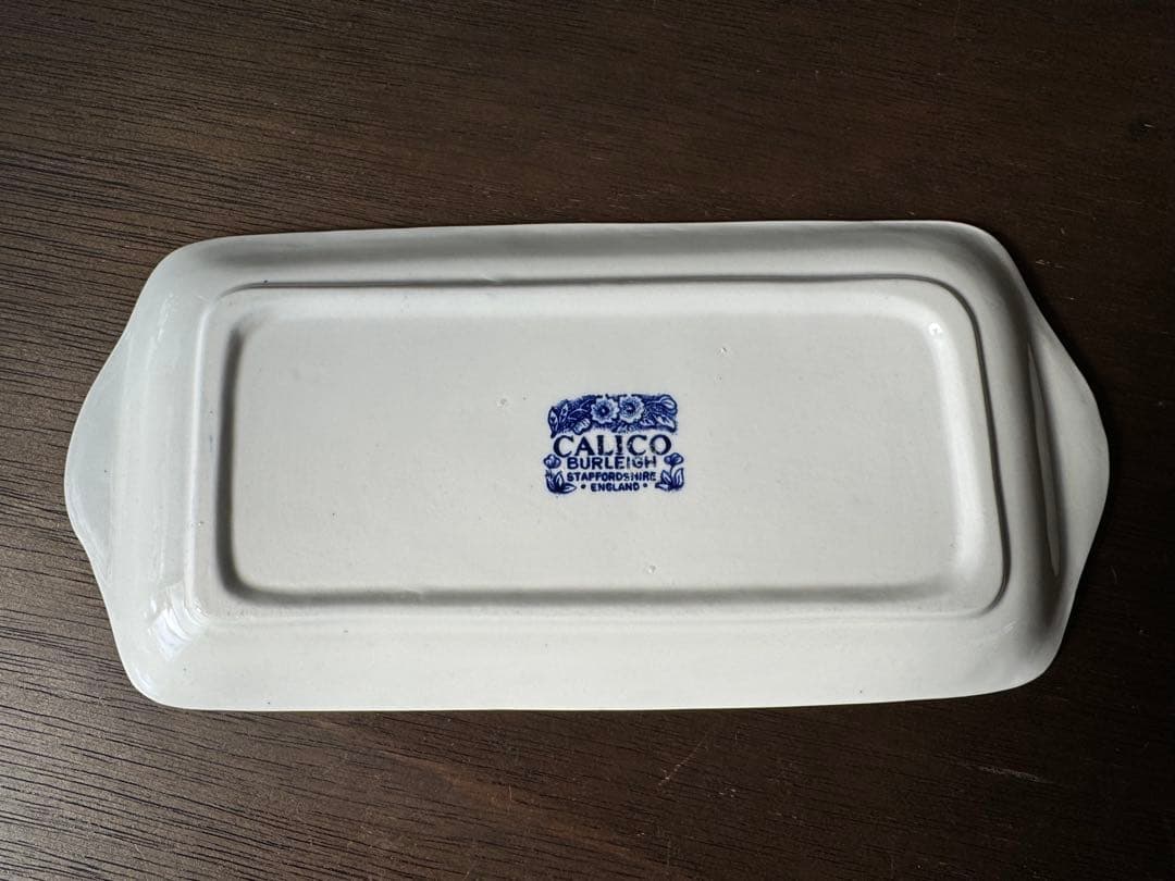 Calico ブルーキャリコ Burleigh バーレイ　サンドイッチプレート