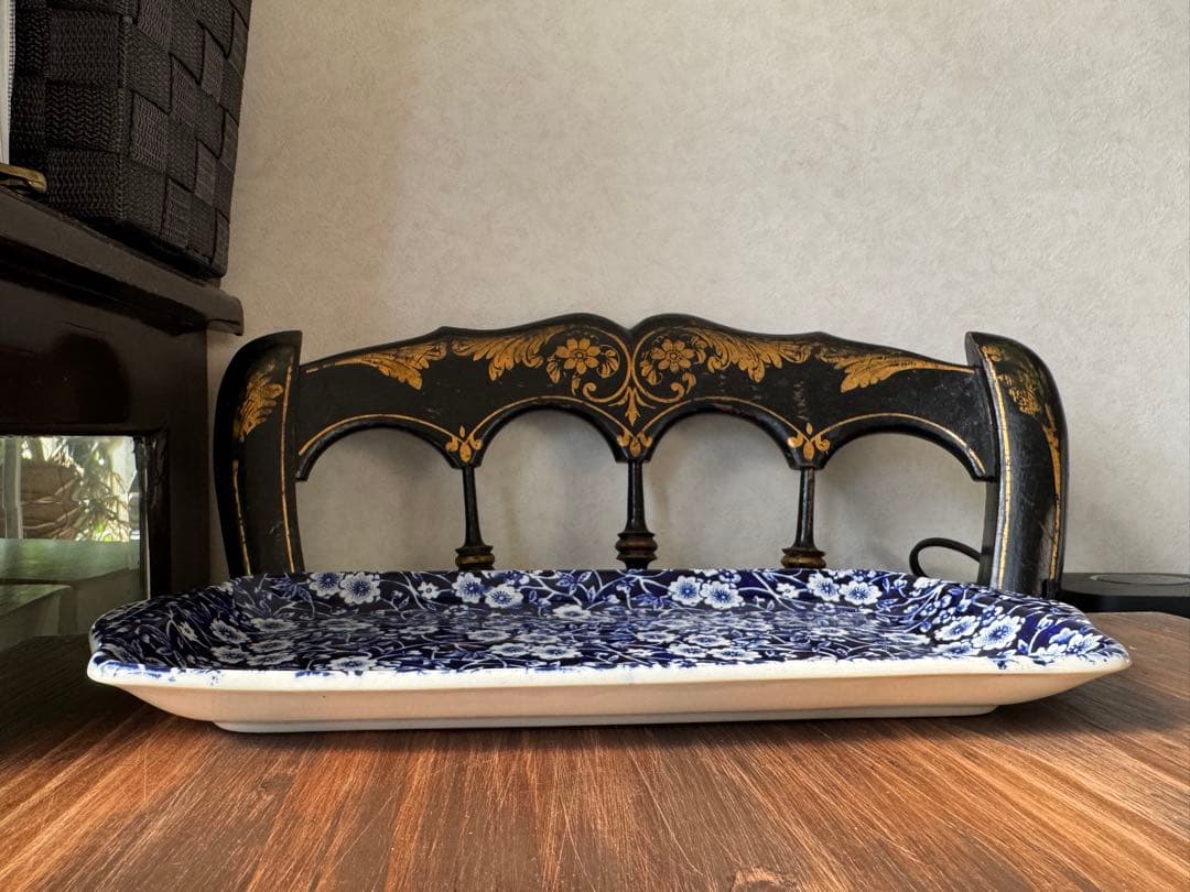 Calico ブルーキャリコ Burleigh バーレイ　サンドイッチプレート