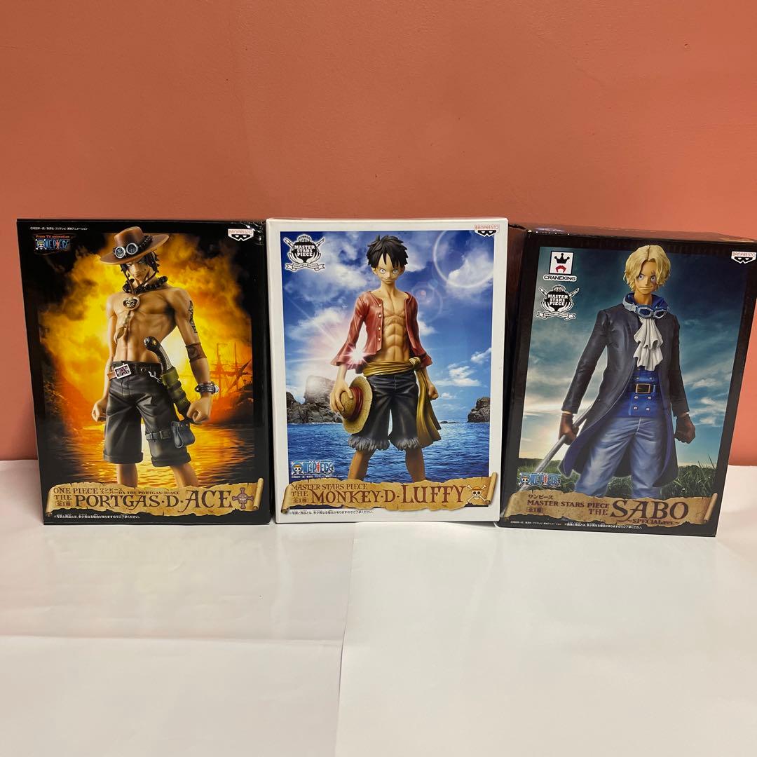 ワンピース フィギュア　マスタースターピース エース サボ ルフィ セット