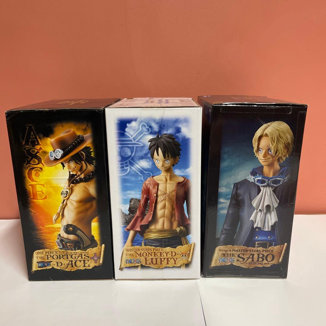 ワンピース フィギュア　マスタースターピース エース サボ ルフィ セット