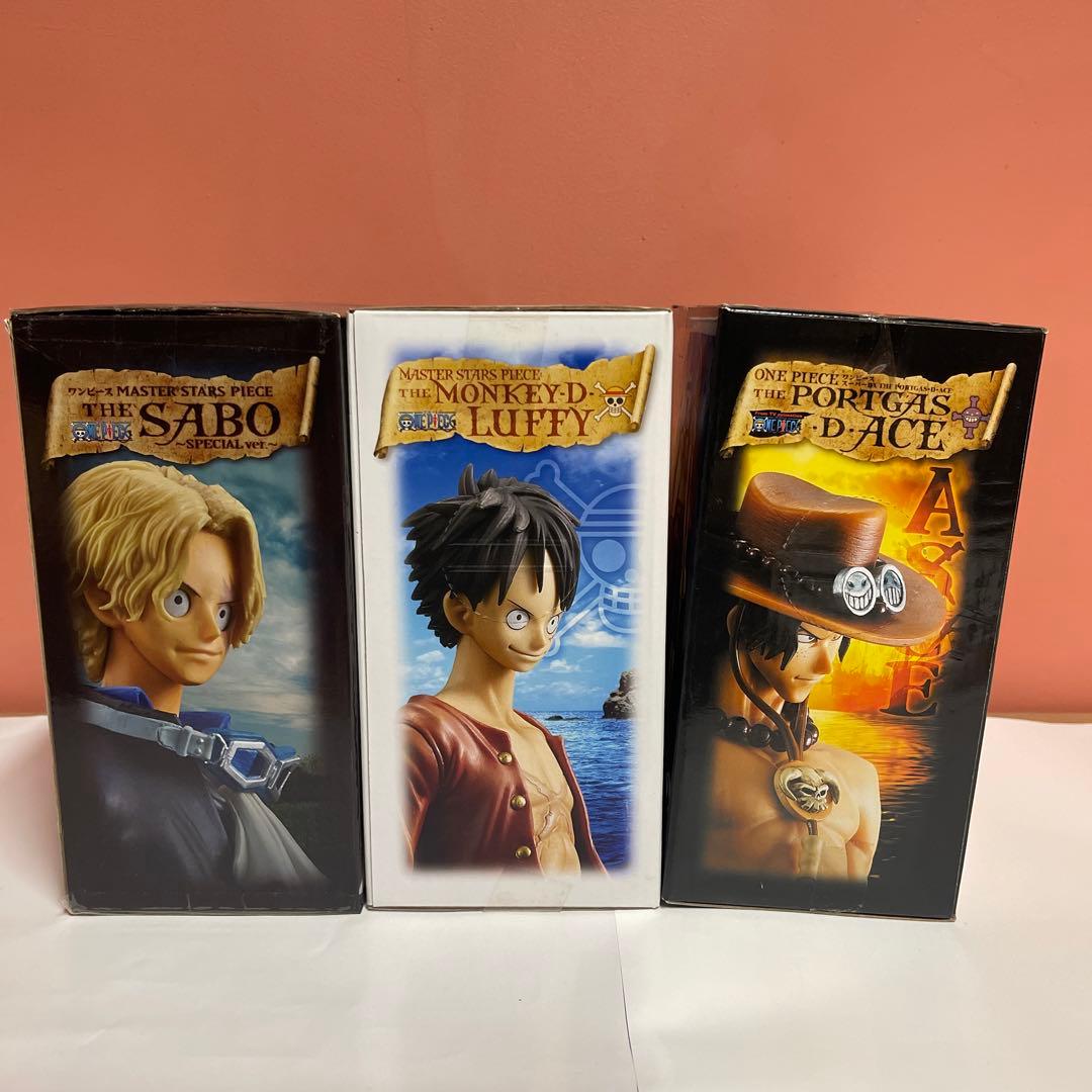 ワンピース フィギュア　マスタースターピース エース サボ ルフィ セット