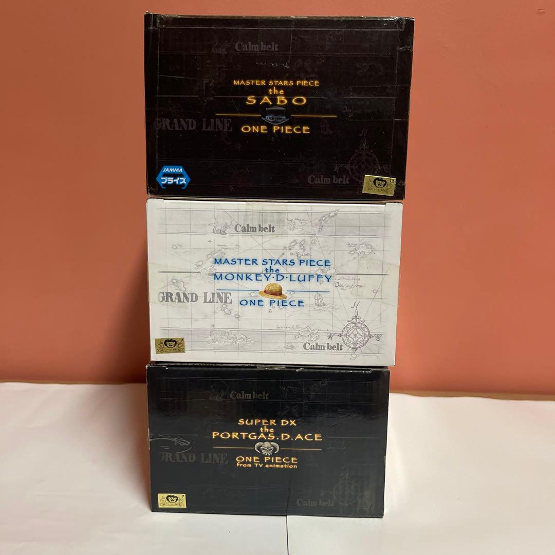 ワンピース フィギュア　マスタースターピース エース サボ ルフィ セット