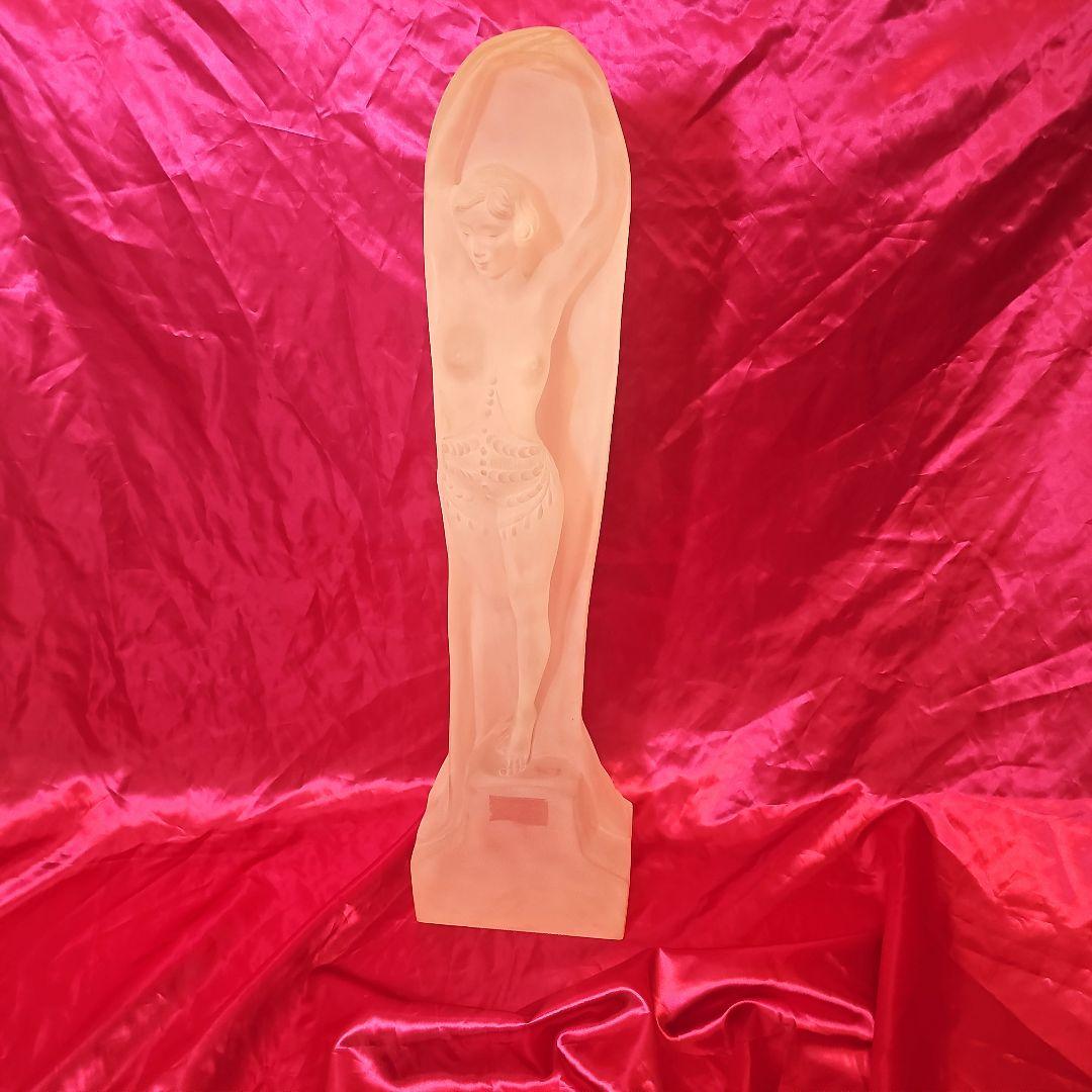 アールデコ 女性裸体彫刻 オブジェ　６６cm　ヴィンテージ　アンティーク