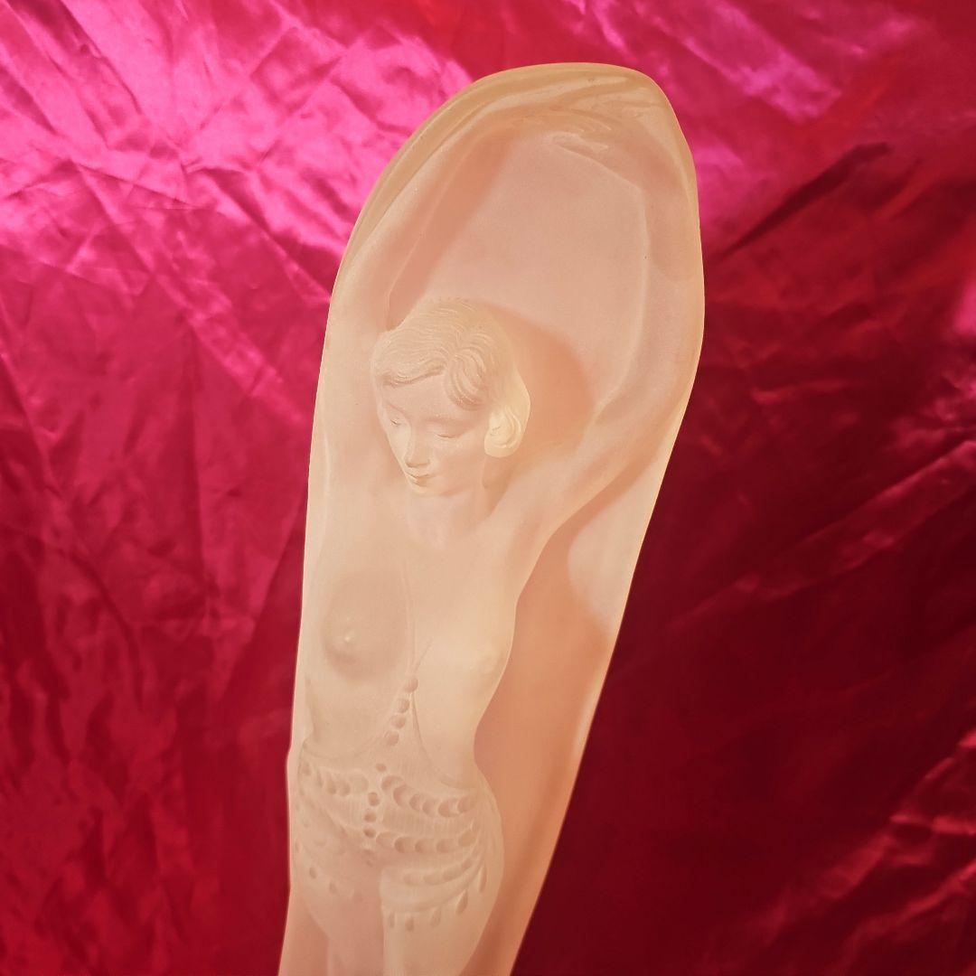 アールデコ 女性裸体彫刻 オブジェ　６６cm　ヴィンテージ　アンティーク