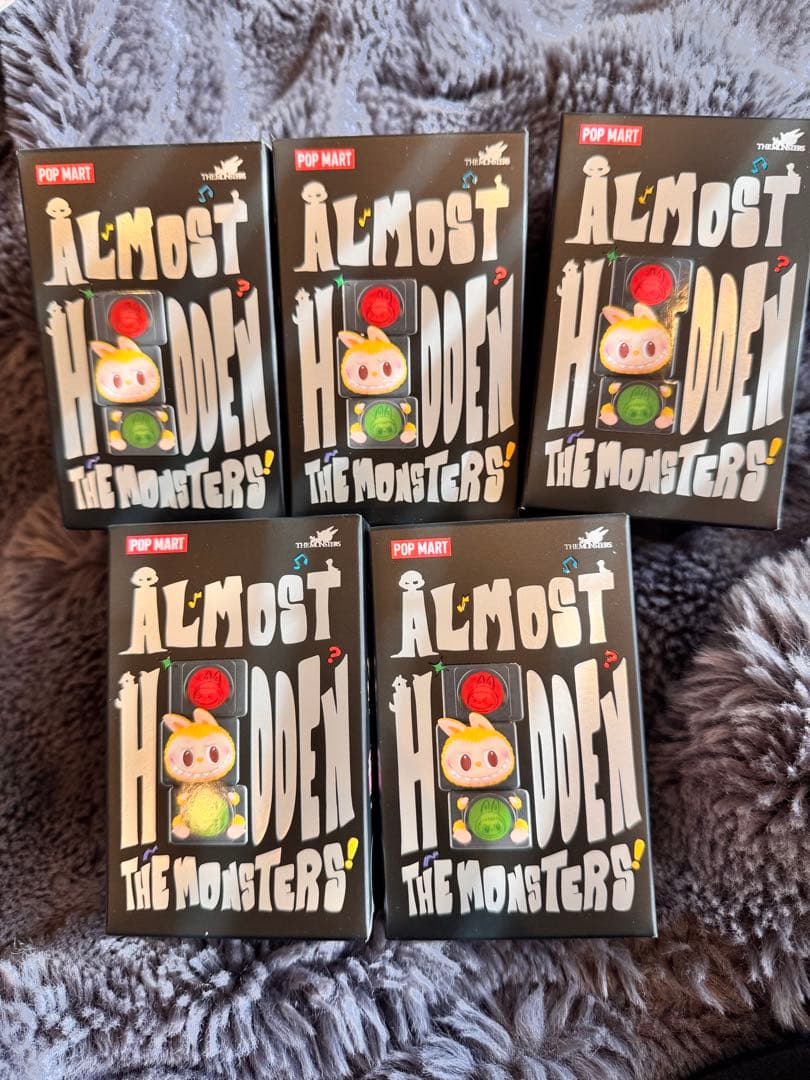 未開封 ポップマート Almost Hidden 5個セット ラブブ
