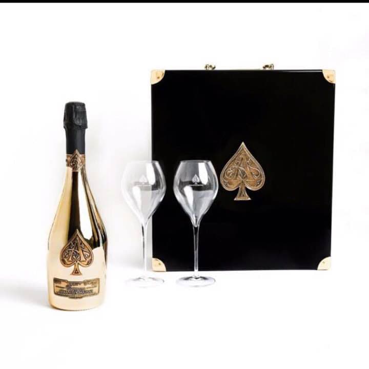 発送可*限定品 Armand de Brignac ベルベットケース付き