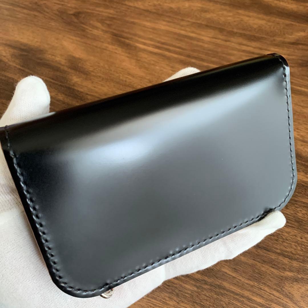 トラッカーウォレット コードバン CA008 肉厚silver925コンチョ