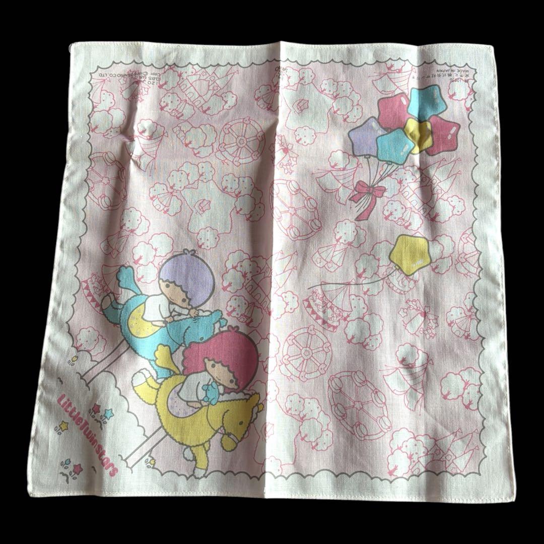 【未使用】1976年 リトルツインスターズ ハンカチセット 箱付き キキララ