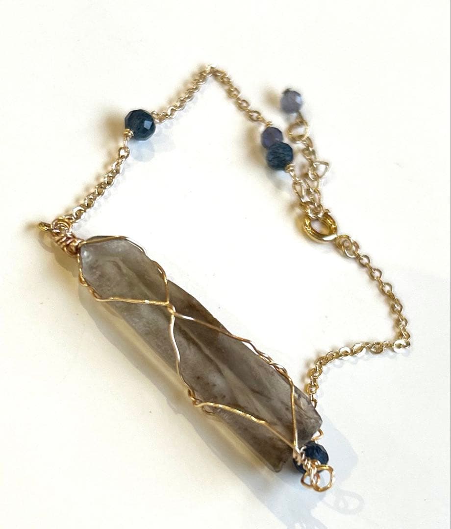 スモーキークォーツ　原石　ブレスレット