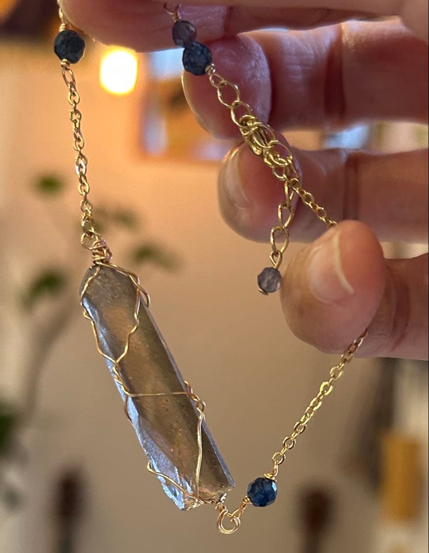 スモーキークォーツ　原石　ブレスレット