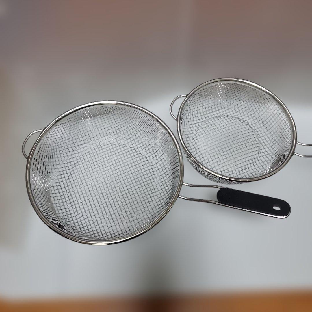レミパンかさなるストレーナー (ザル)2個セット