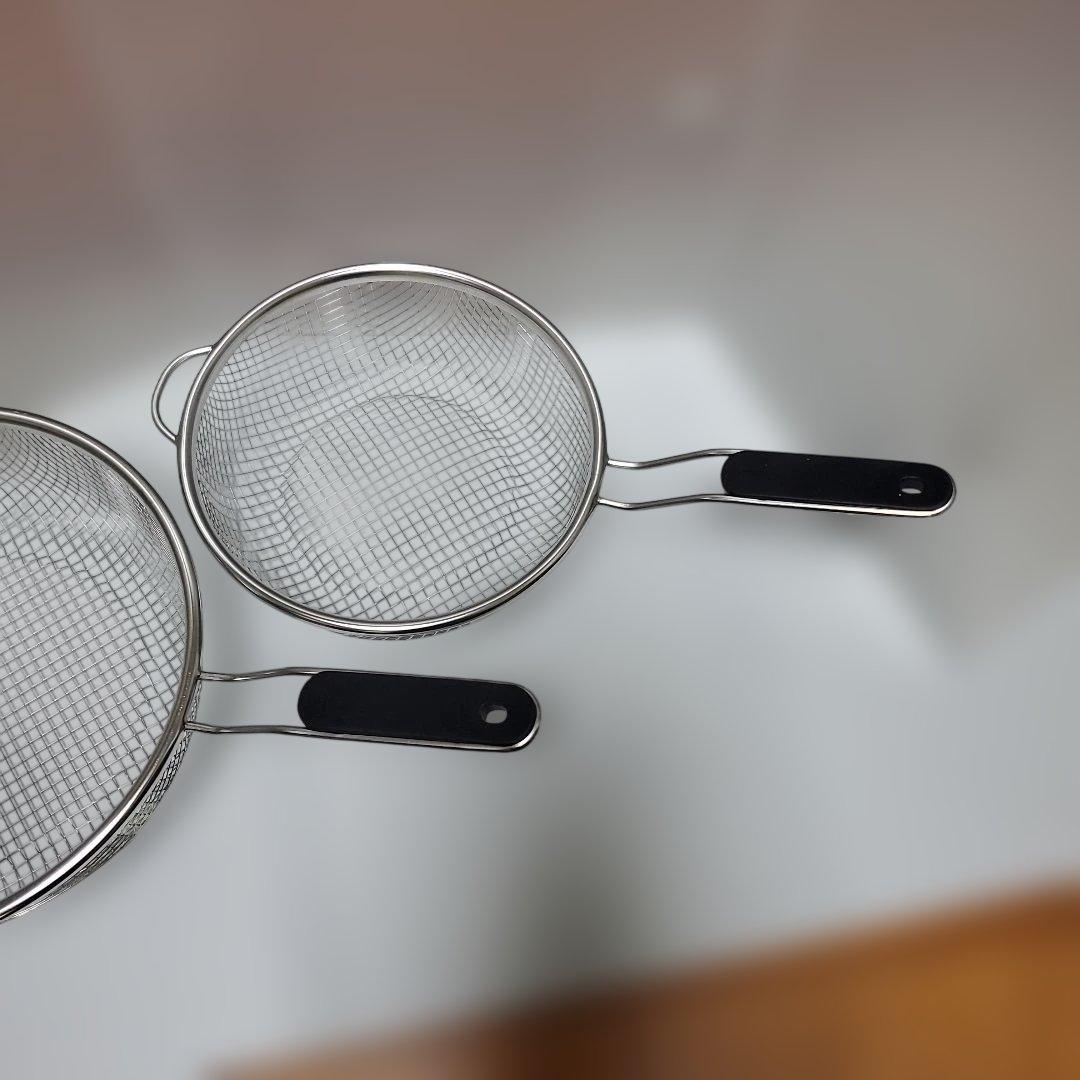 レミパンかさなるストレーナー (ザル)2個セット