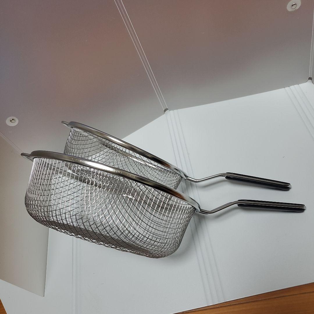 レミパンかさなるストレーナー (ザル)2個セット