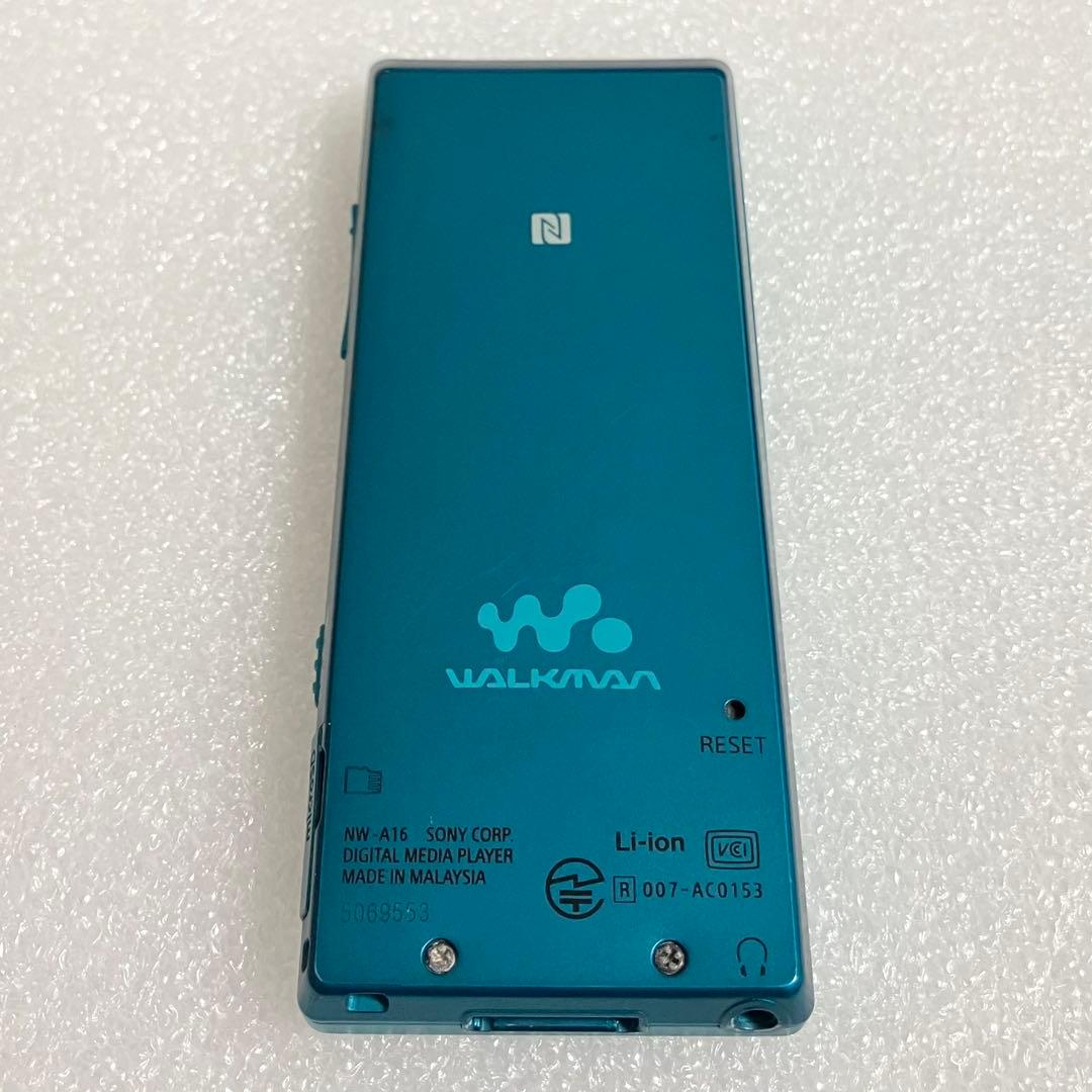 【ディスプレイ　バッテリ良好】ソニー　ウォークマン　NW-A16 32GB あお