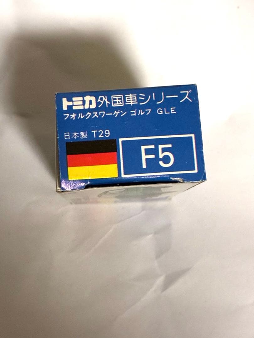 青箱トミカ 外国車シリーズ 日本製　フォルクスワーゲン ゴルフ GOLF GLE