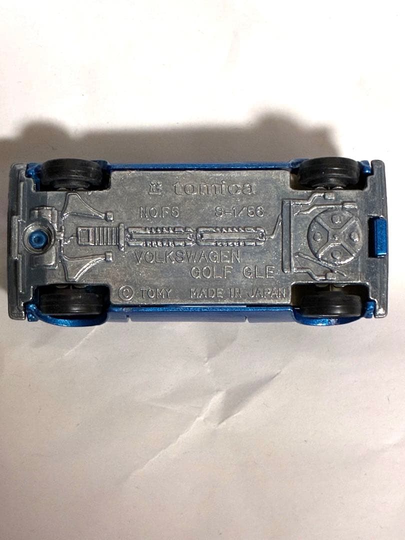 青箱トミカ 外国車シリーズ 日本製　フォルクスワーゲン ゴルフ GOLF GLE