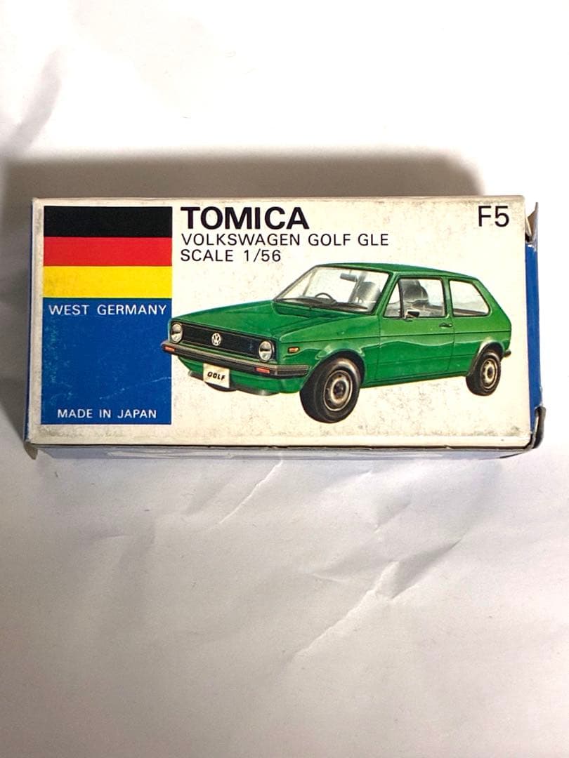 青箱トミカ 外国車シリーズ 日本製　フォルクスワーゲン ゴルフ GOLF GLE