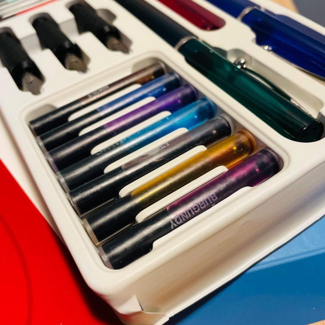 【未使用】希少 SHEAFFER シェーファー 万年筆 カリグラフィーセット