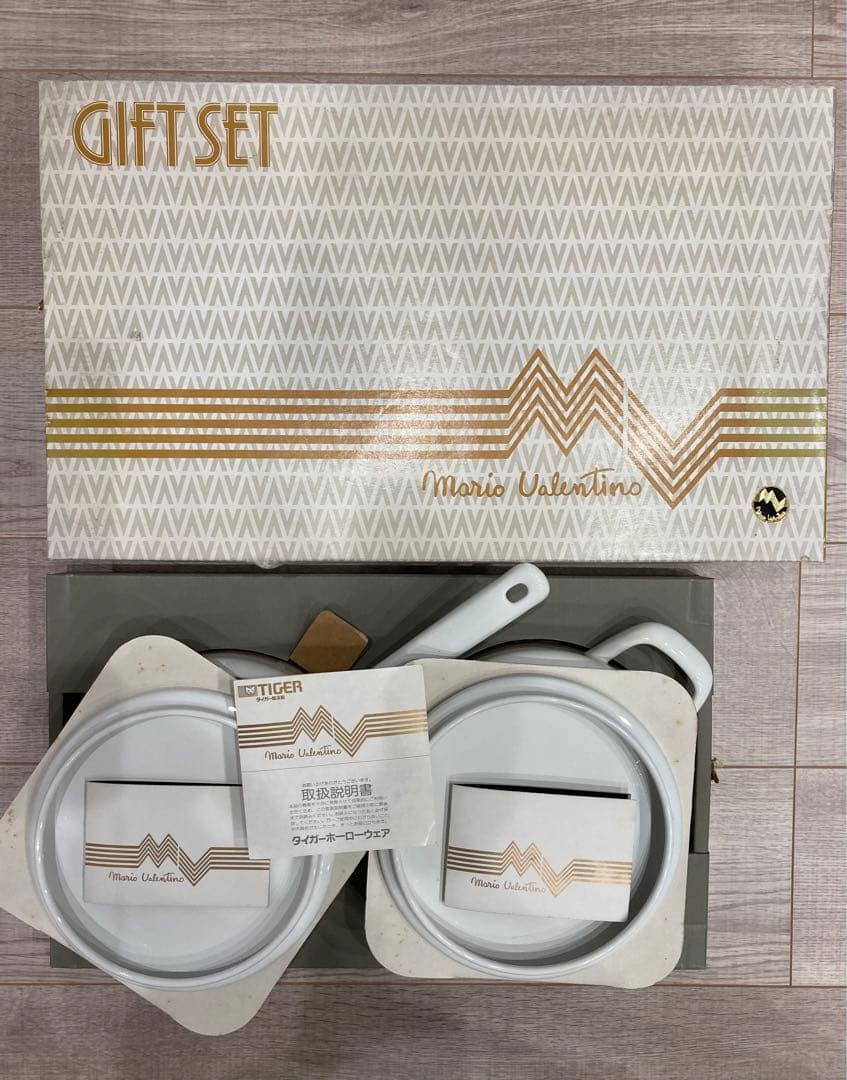 Mario Valentino TIGER タイガーホーロー　両手鍋　片手鍋