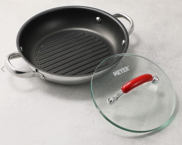 マイヤー(Meyer) プレス＆グリルパン ２４ｃｍ