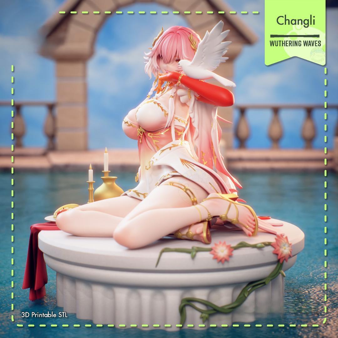 長離　鳴潮　15cm 1/7　未塗装未組立　ガレキ　ガレージキット