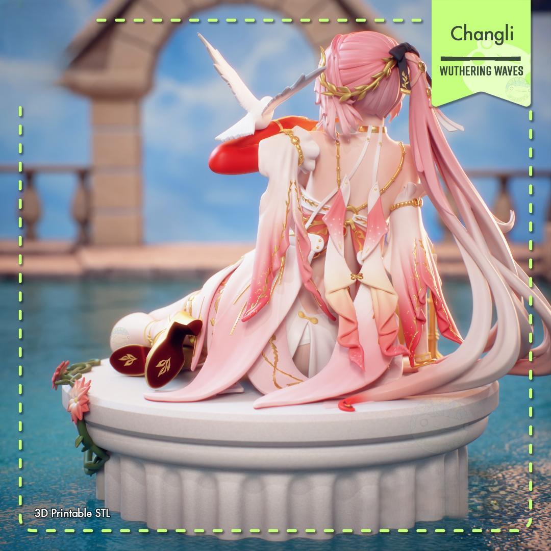 長離　鳴潮　15cm 1/7　未塗装未組立　ガレキ　ガレージキット