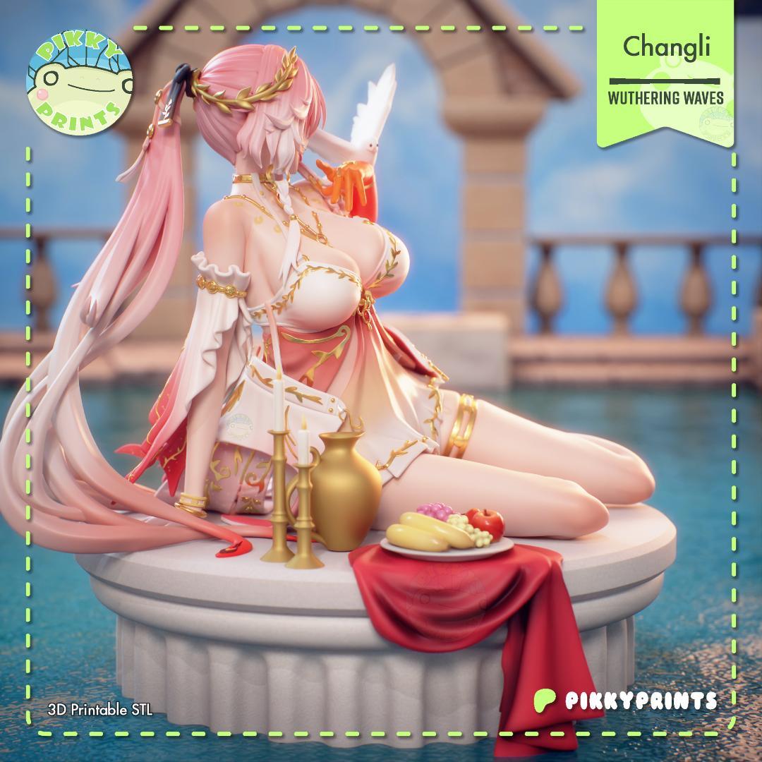 長離　鳴潮　15cm 1/7　未塗装未組立　ガレキ　ガレージキット