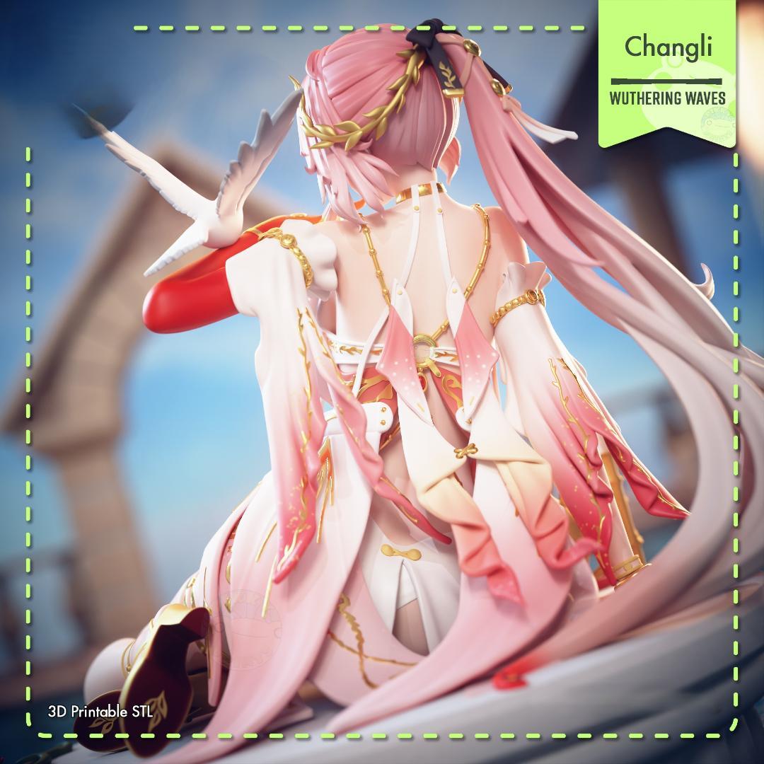 長離　鳴潮　15cm 1/7　未塗装未組立　ガレキ　ガレージキット