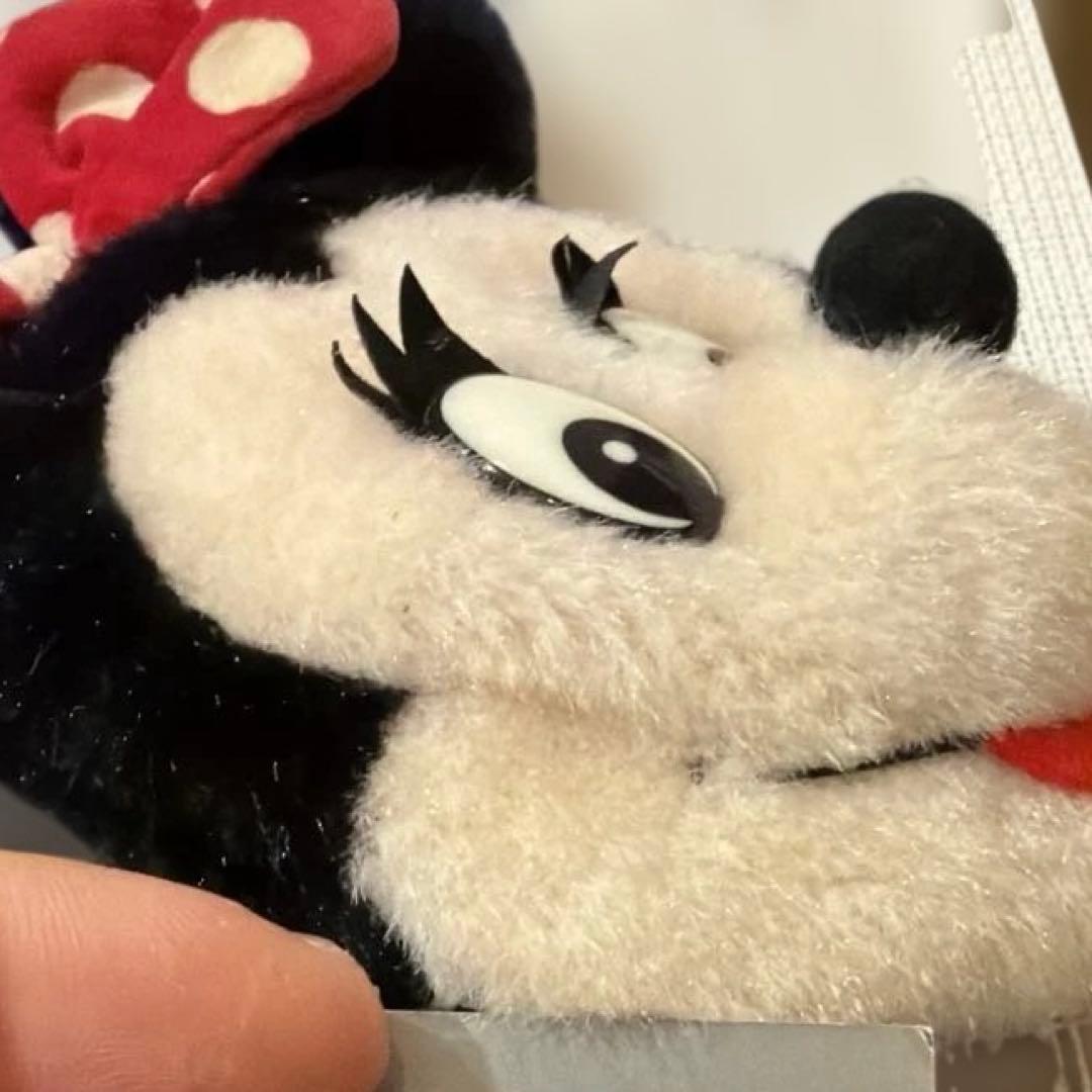 ミニーマウス 顔型ポーチ