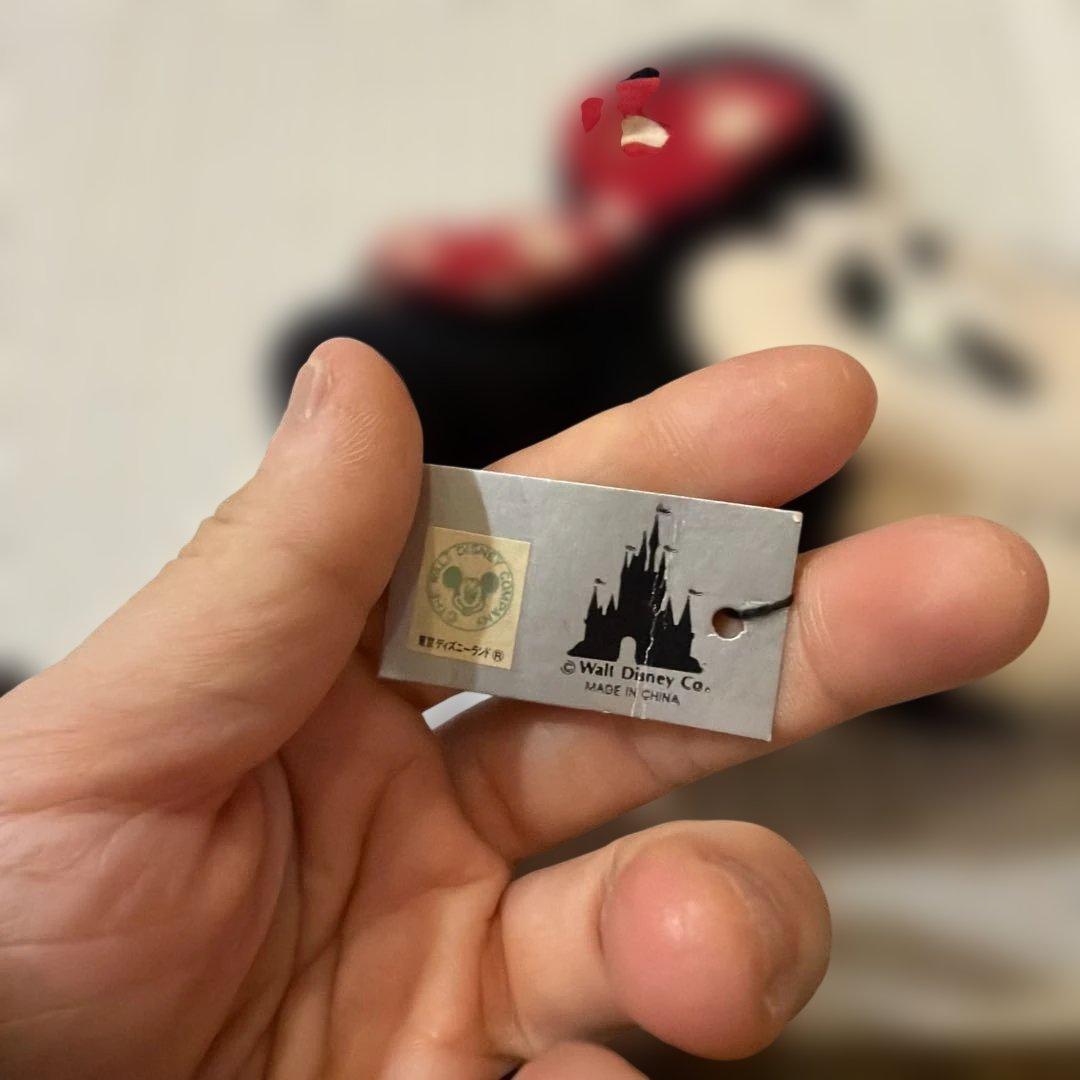 ミニーマウス 顔型ポーチ