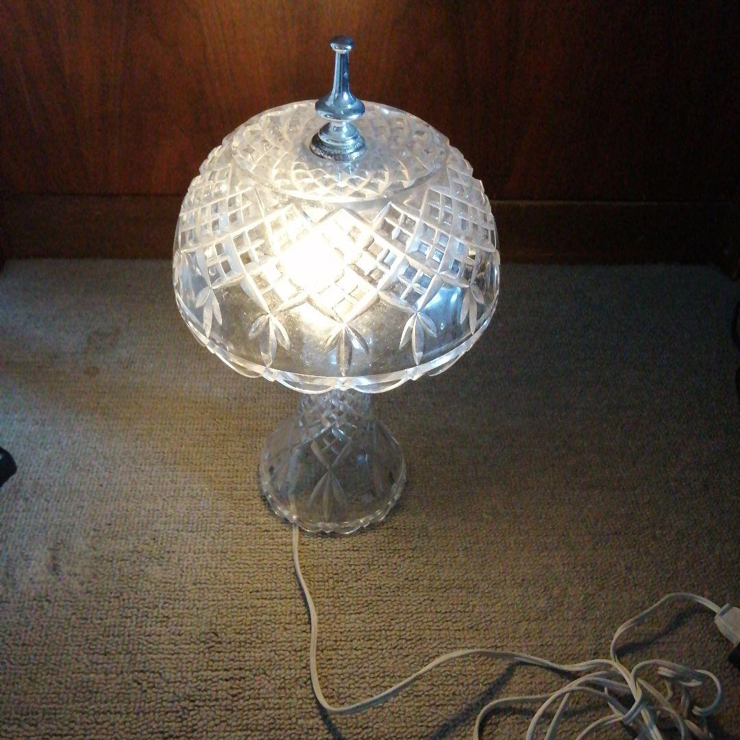 ボヘミアングラス　スタンドライト　34.5cm