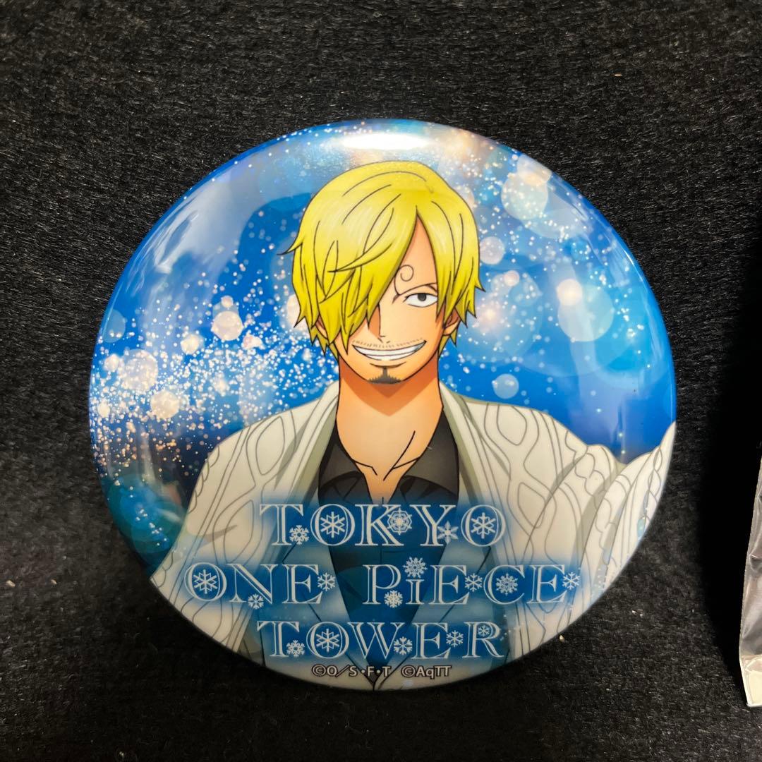 東京ワンピースタワー限定2017-2018WINTER 缶バッジ　サンジ　新品