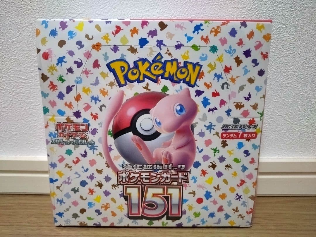 【未開封】ポケモンカード 151 BOX シュリンク付き 4
