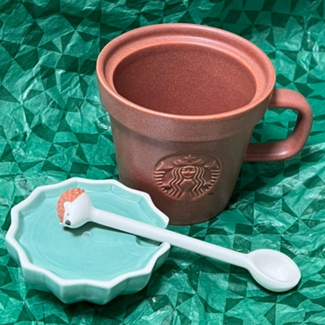 海外　限定　完売　スターバックス　ハリネズミ　マグカップ　サボテン　多肉植物