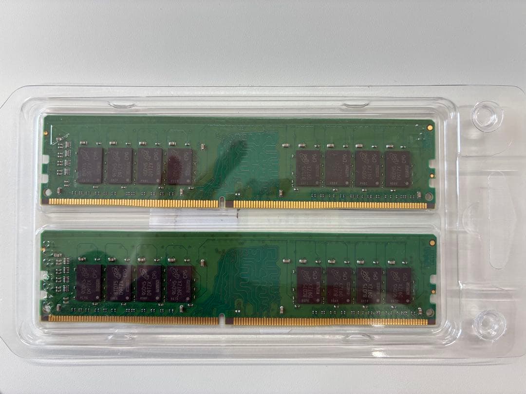 Crucial 16GB DDR4 2666 デスクトップ2枚32GB 中古