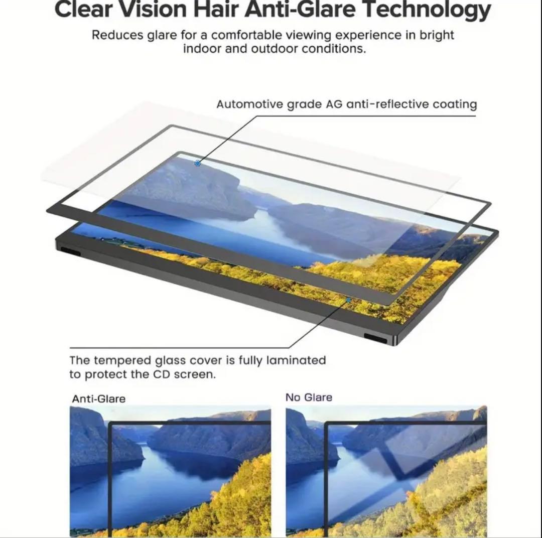 UPERFECT 15.6インチ モバイルモニター 1200P タッチスクリーン