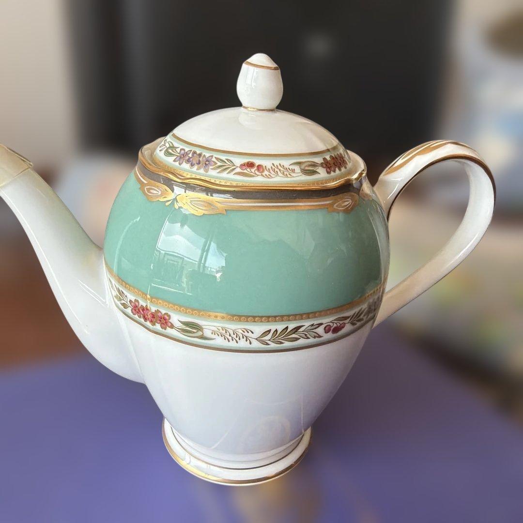 ノリタケ　ハナリンス　ティーポット　noritake hana rinsu