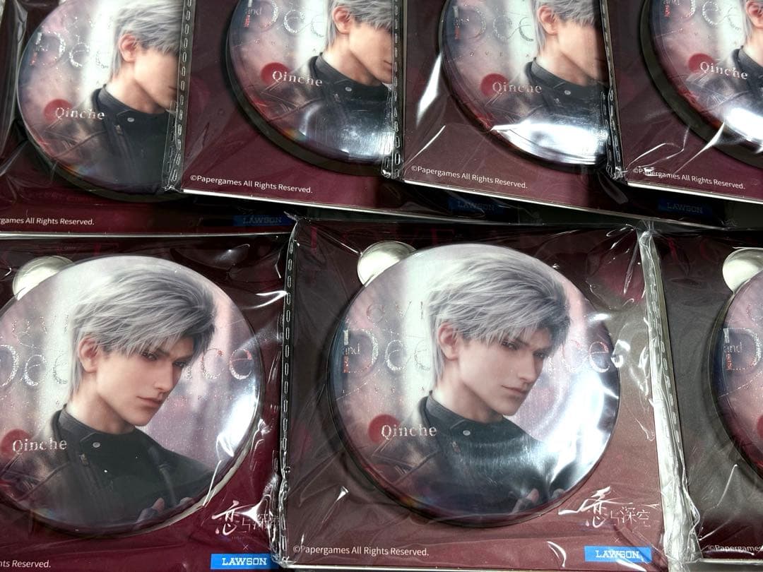 恋と深空　ローソン　コラボ　公式グッズ　缶バッジ　シン