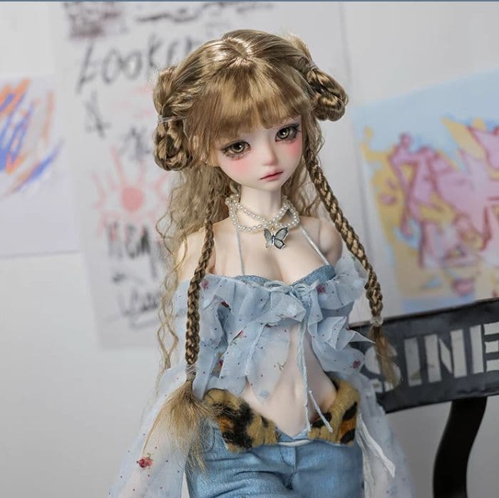 AX100 BJD 1/4 ドール本体 joan 球体関節人形 ハンドメイド