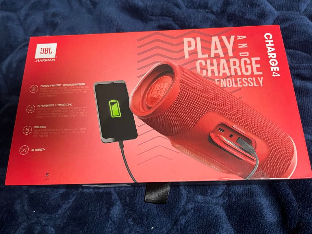 JBL CHARGE 4 レッド ワイヤレススピーカー