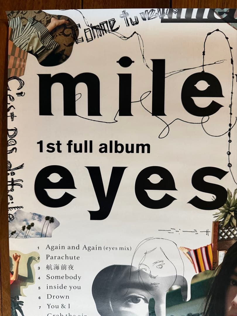 【希少美品】milet 1st album先着特典 「eyes」B2告知ポスター