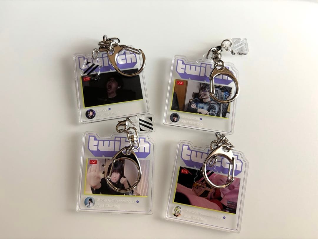 ZETA DIVISION × Twitch アクキー 4個セット①【値下げ可】