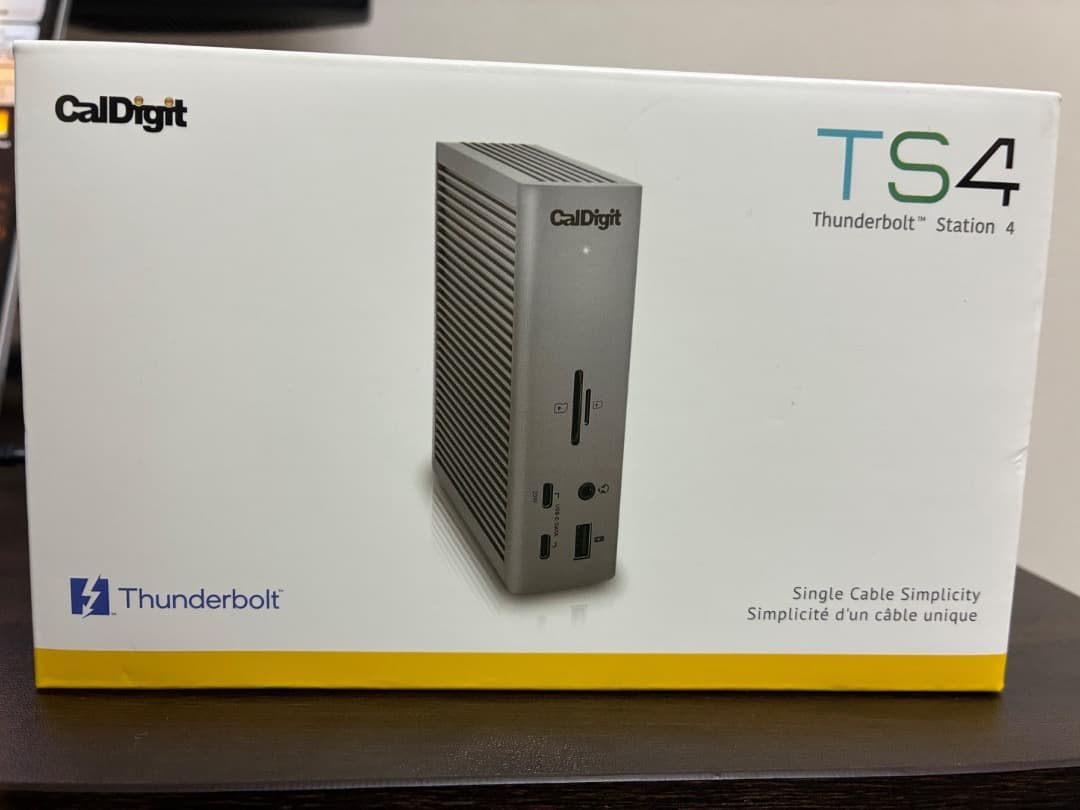 値下げ！【新品未使用・格安】CalDigit TS4 ドッキングステーション