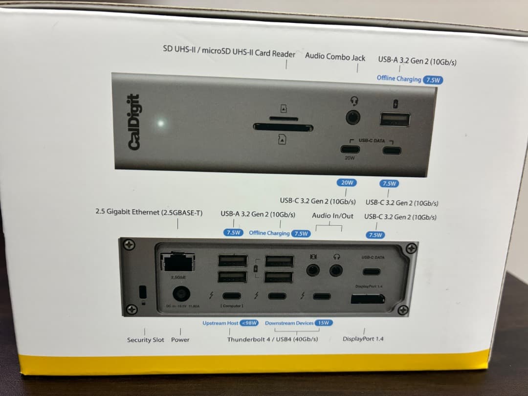 値下げ！【新品未使用・格安】CalDigit TS4 ドッキングステーション