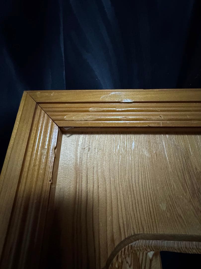 木製彫刻装飾パネル 欄間　2枚セット