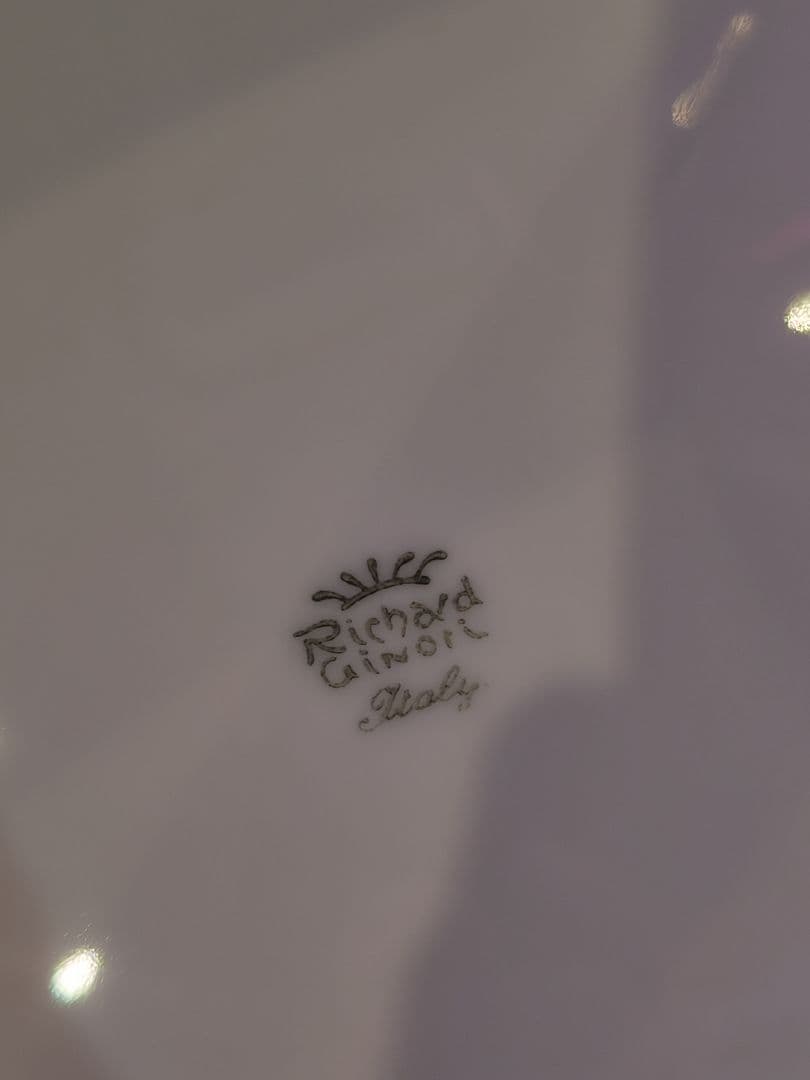 値下げSALE中！リチャード・ジノリ　ローズブルー　オーバルプレート